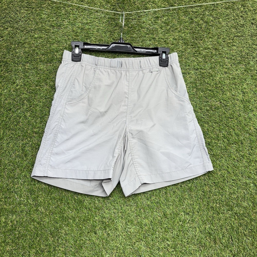 Gramicci Nylon Shorts Mens XS Gray Nylon Gorp Outside Hiking Cinch Waist
